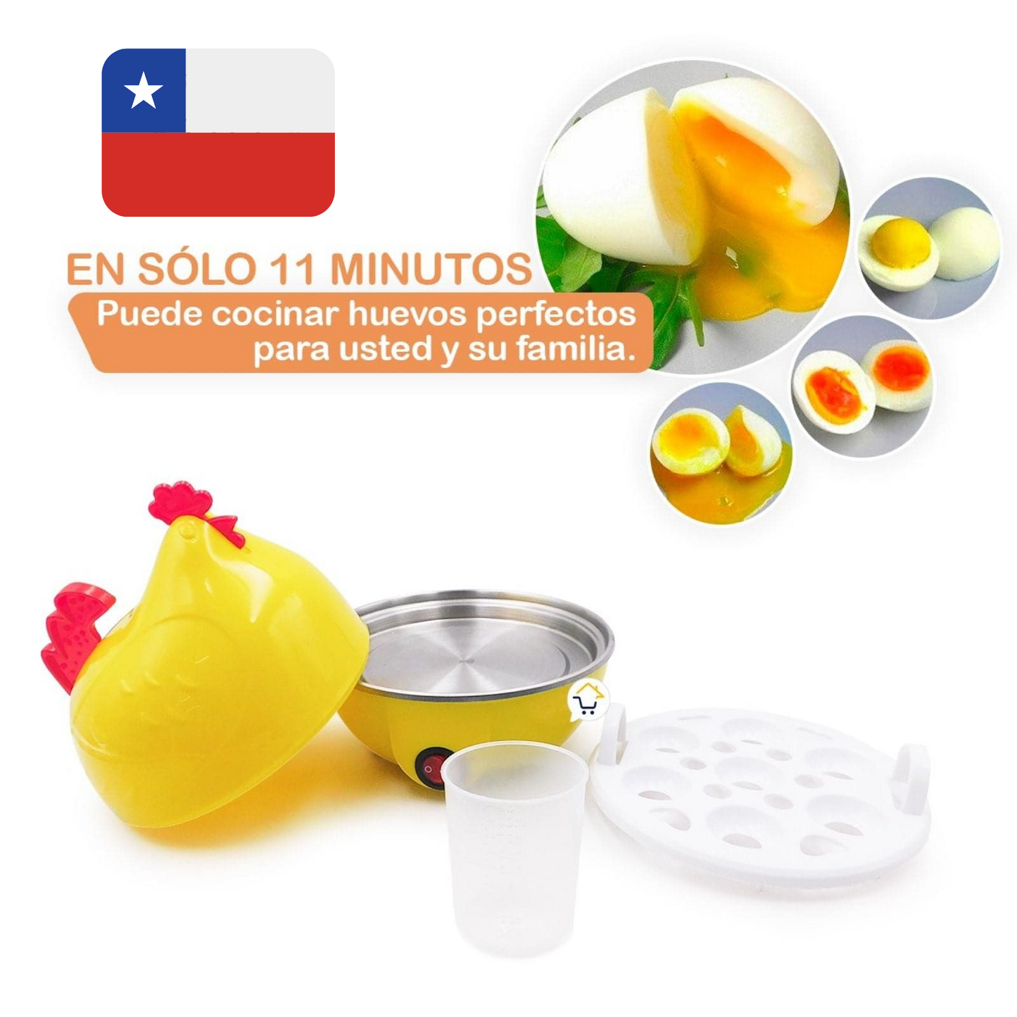 EggMaster Pro° Hervidor de Huevos Eléctrico