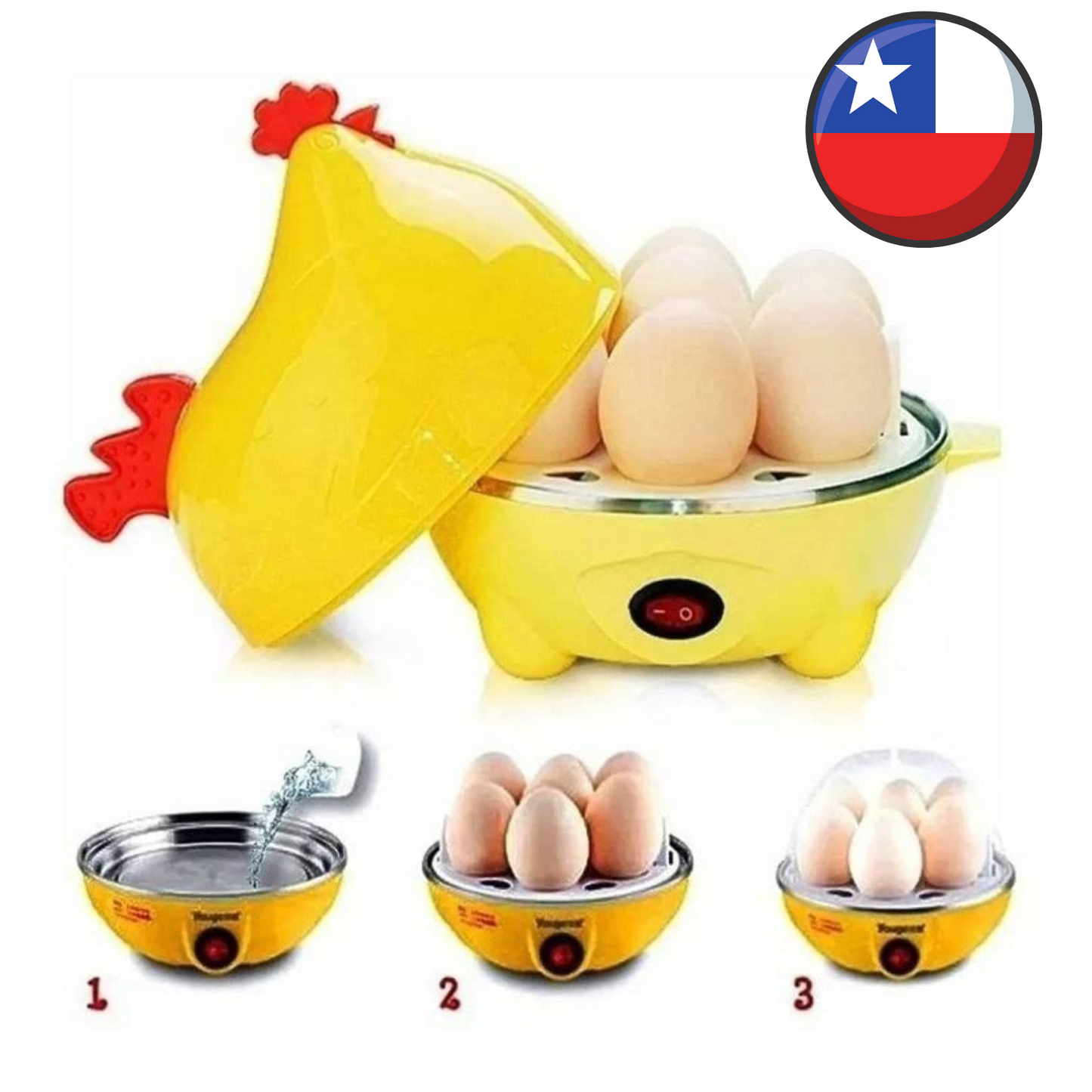 EggMaster Pro° Hervidor de Huevos Eléctrico