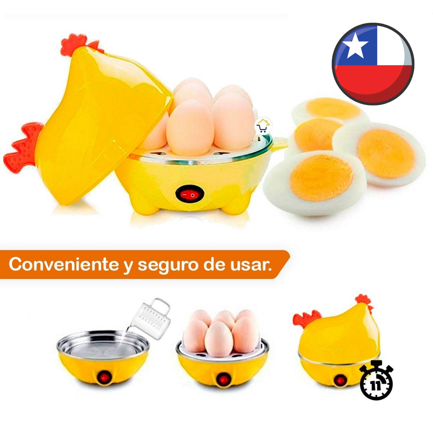 EggMaster Pro° Hervidor de Huevos Eléctrico