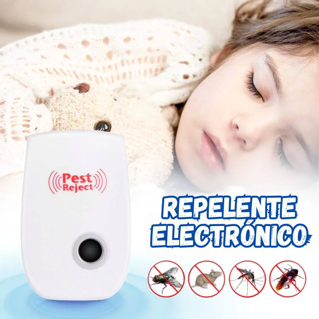 PlagaShield° Repelente Eléctrico para Plagas